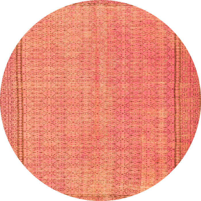 Machine Washable Persian Orange Bohemian Area Rugs, wshtr3306org