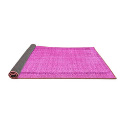 Sideview of Persian Pink Bohemian Rug, tr3306pnk