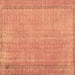 Square Machine Washable Persian Brown Bohemian Rug, wshtr3306brn
