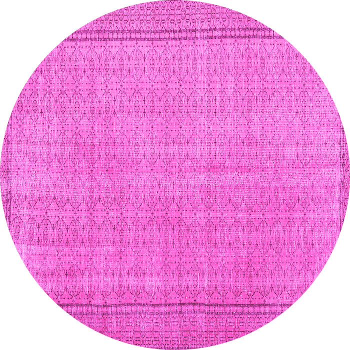 Round Persian Pink Bohemian Rug, tr3306pnk