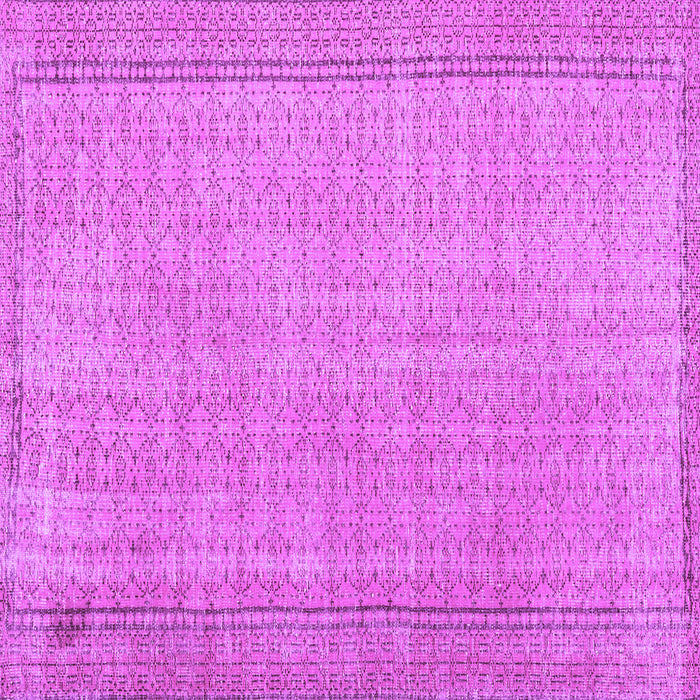 Square Machine Washable Persian Purple Bohemian Area Rugs, wshtr3306pur