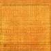 Square Persian Yellow Bohemian Rug, tr3306yw