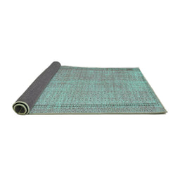 Sideview of Persian Turquoise Bohemian Rug, tr3306turq