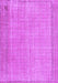 Machine Washable Persian Purple Bohemian Area Rugs, wshtr3306pur