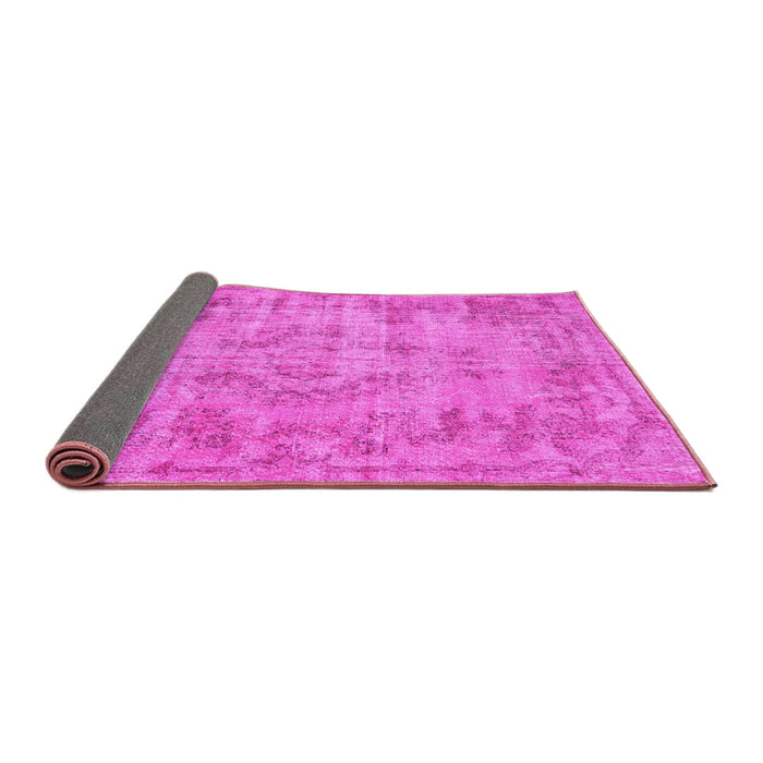 Sideview of Persian Pink Traditional Rug, tr3307pnk