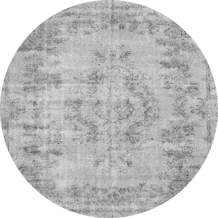 Machine Washable Persian Gray Traditional Rug, wshtr3307gry