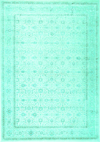 Persian Turquoise Traditional Rug, tr3308turq