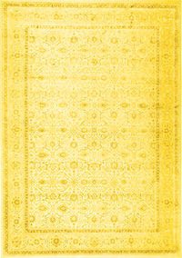 Persian Yellow Traditional Rug, tr3308yw