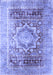 Machine Washable Persian Blue Traditional Rug, wshtr330blu