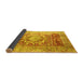 Sideview of Persian Yellow Traditional Rug, tr330yw