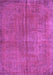 Machine Washable Persian Purple Traditional Area Rugs, wshtr3310pur