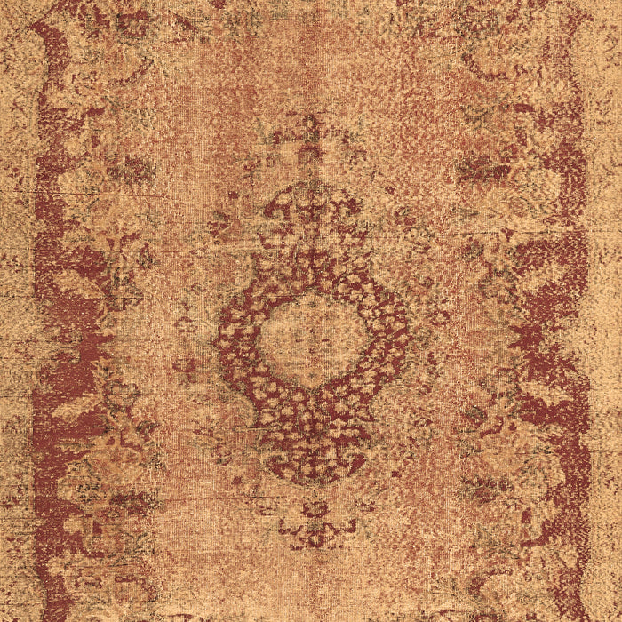 Medallion Brown Traditional Rug, tr3312brn