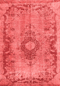 Medallion Red Traditional Rug, tr3312red