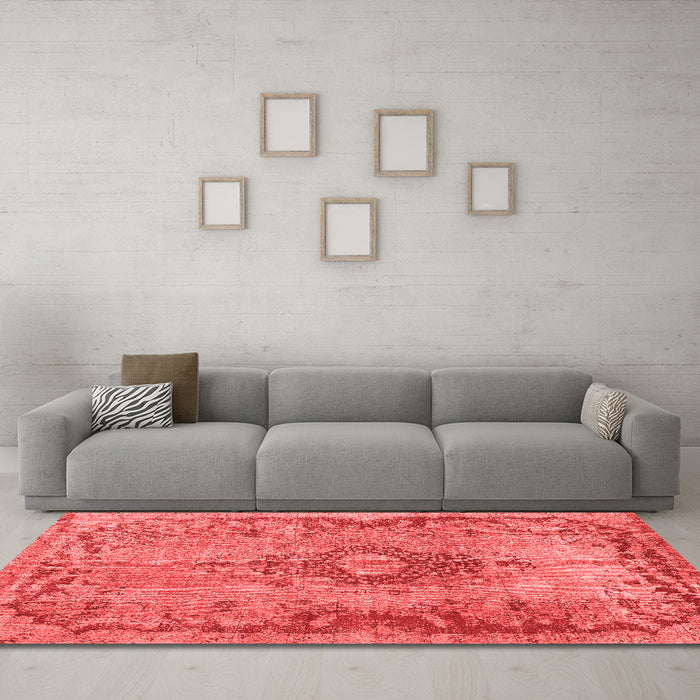 Traditional Red Washable Rugs