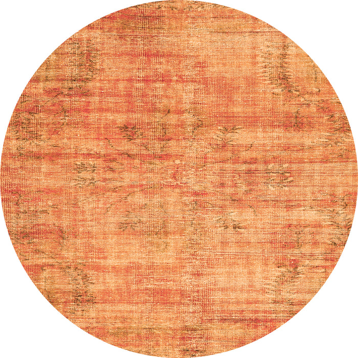 Machine Washable Persian Orange Traditional Area Rugs, wshtr3313org