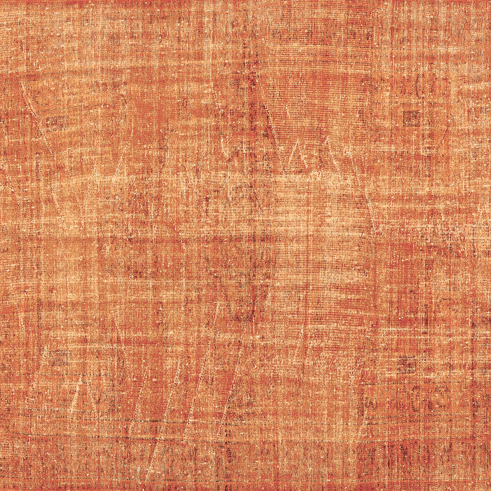 Square Persian Brown Traditional Rug, tr3314brn