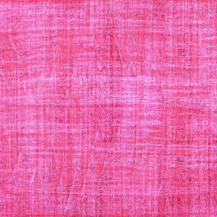 Square Persian Pink Traditional Rug, tr3314pnk