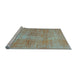 Sideview of Machine Washable Persian Light Blue Traditional Rug, wshtr3314lblu