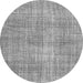 Square Persian Gray Traditional Rug, tr3314gry