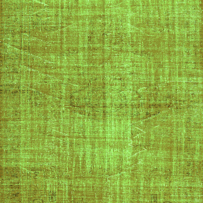 Serging Thickness of Machine Washable Persian Green Traditional Area Rugs, wshtr3314grn