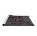 Sideview of Machine Washable Traditional Granite Gray Rug, wshtr3315