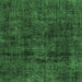 Square Machine Washable Persian Emerald Green Bohemian Area Rugs, wshtr3315emgrn