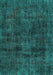 Machine Washable Persian Turquoise Bohemian Area Rugs, wshtr3315turq