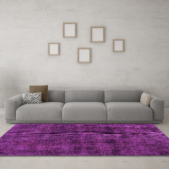 Machine Washable Persian Pink Bohemian Rug in a Living Room, wshtr3315pnk