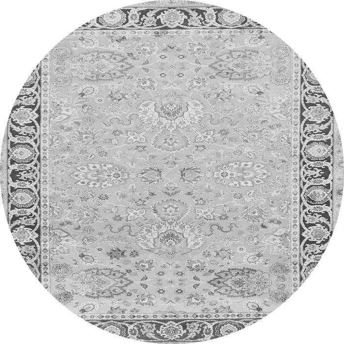 Machine Washable Persian Gray Traditional Rug, wshtr3316gry