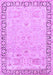 Machine Washable Persian Purple Traditional Area Rugs, wshtr3316pur