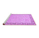 Sideview of Machine Washable Persian Purple Traditional Area Rugs, wshtr3316pur