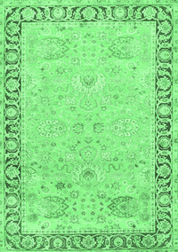 Persian Emerald Green Traditional Rug, tr3316emgrn