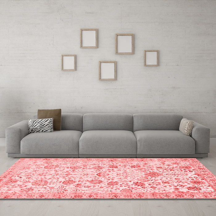 Traditional Red Washable Rugs