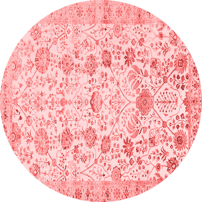 Machine Washable Persian Red Traditional Rug, wshtr3317red