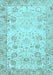 Persian Light Blue Traditional Rug, tr3318lblu