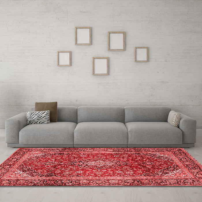 Traditional Red Washable Rugs