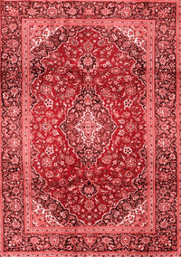 Medallion Red Traditional Rug, tr3319red