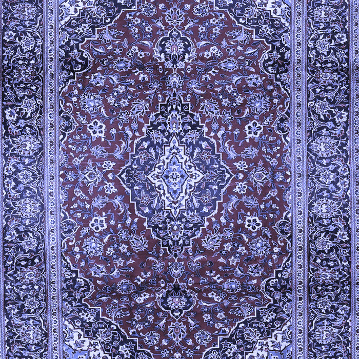 Medallion Blue Traditional Rug, tr3319blu
