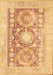 Machine Washable Persian Brown Traditional Rug, wshtr331brn