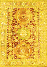 Persian Yellow Traditional Rug, tr331yw