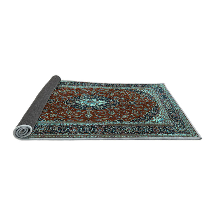 Sideview of Persian Light Blue Traditional Rug, tr3320lblu