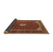 Sideview of Persian Brown Traditional Rug, tr3320brn