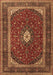 Machine Washable Persian Brown Traditional Rug, wshtr3320brn