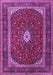 Machine Washable Persian Purple Traditional Area Rugs, wshtr3320pur