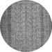 Machine Washable Persian Gray Traditional Rug, wshtr3321gry