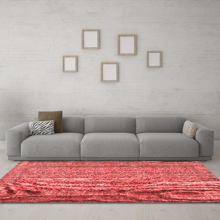Traditional Red Washable Rugs