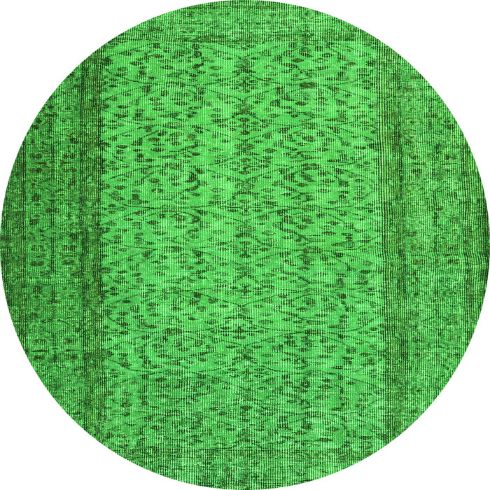 Machine Washable Persian Green Traditional Area Rugs, wshtr3321grn