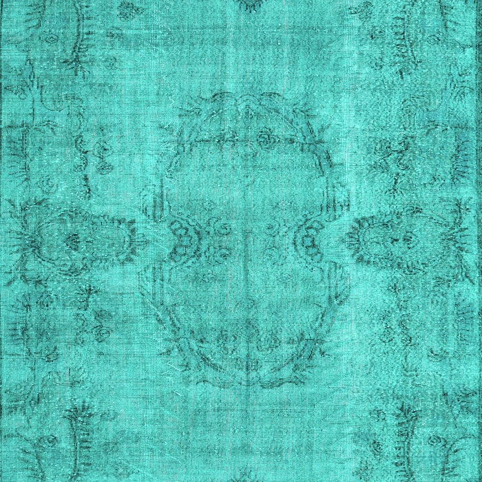 Machine Washable Persian Turquoise Traditional Area Rugs, wshtr3322turq
