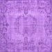 Square Persian Purple Traditional Rug, tr3322pur