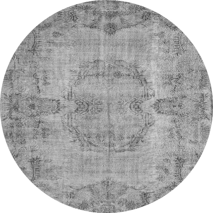Square Persian Gray Traditional Rug, tr3322gry